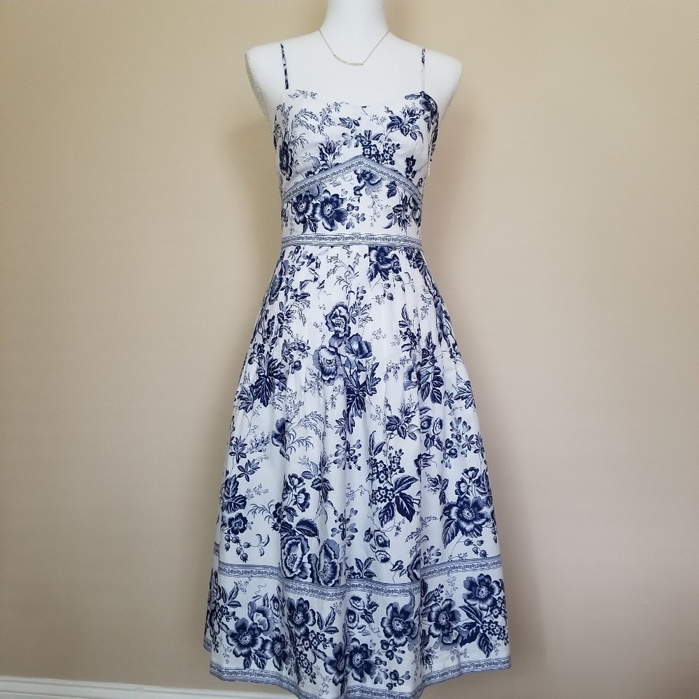 Liz Clairborne Floral Print Fit & Flare Dress